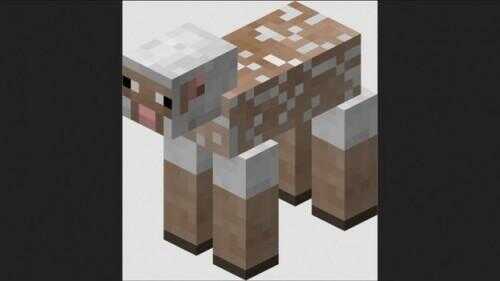 Recueilli chez les moutons Minecraft - il est donc possible