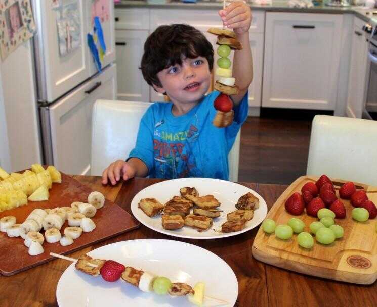 Mes enfants Made Toast français bâtonnets aux fruits