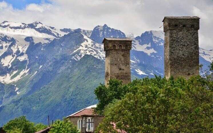 The Stone Towers Of Svaneti, Géorgie