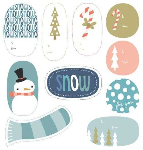20 imprimable Gift Tags