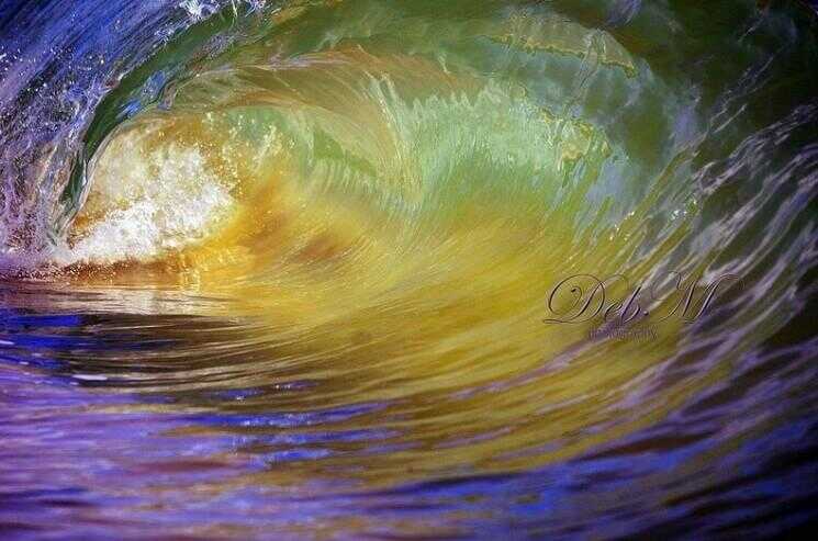 Photographies de petites vagues par Deb Morris