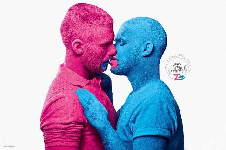 Ce sont les plus inspirants, des baisers colorés nous ayons jamais vu