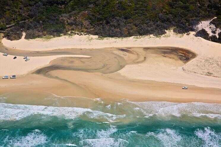 Voyager dunes de sable de l'île Fraser