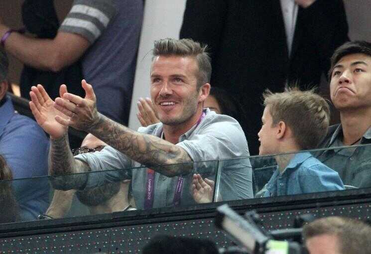 David Beckham était Team GB Et CUA Biggest Fan pendant les Jeux Olympiques (Photos)
