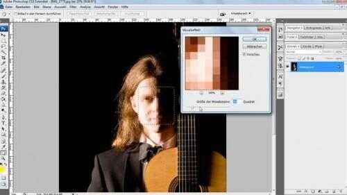Pixelate images - comment il a fait