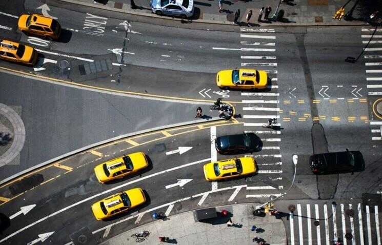 New York Intersection from Above: Photographies par Navid Baraty