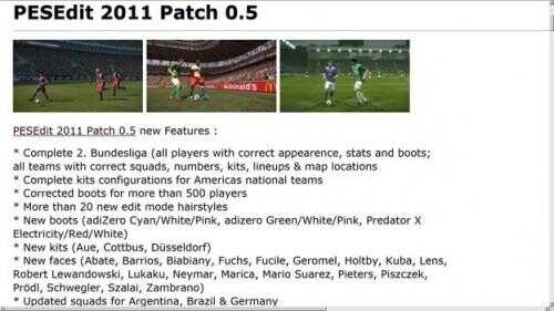 Installer le patch Bundesliga sur les PC - Instructions: PES 2011