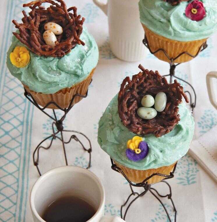 Célébrez Pâques avec Birds Nest Cupcakes