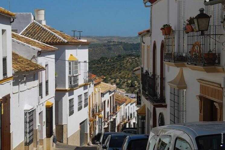 La Belle Blanc Village de Olvera, Espagne
