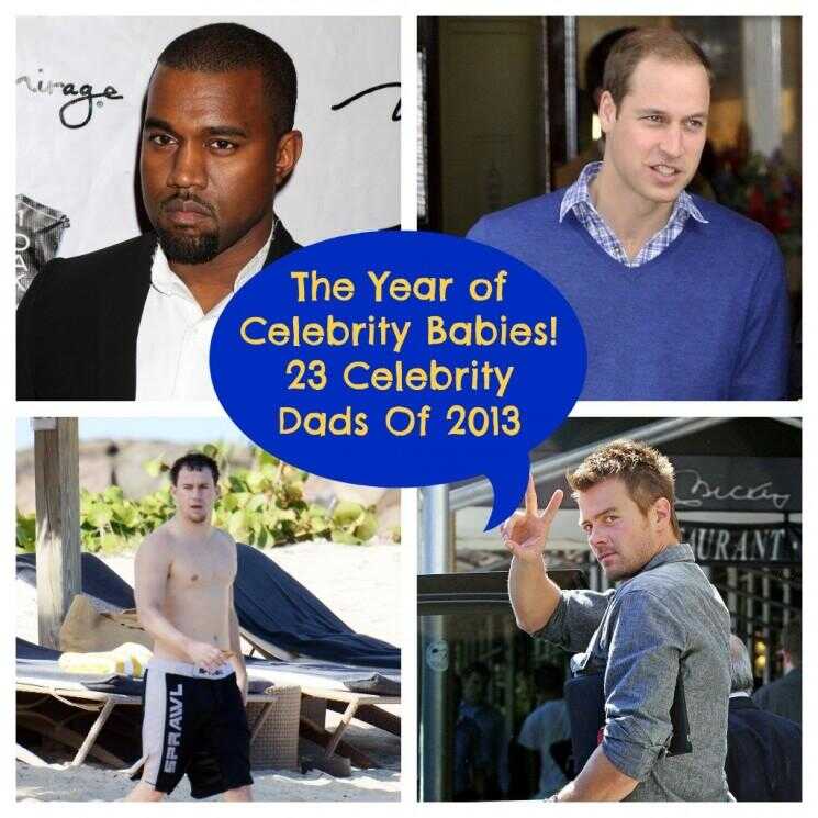 Kanye West, Josh Duhamel, le prince William - 23 Celebrity papas 2013!  (Photos)