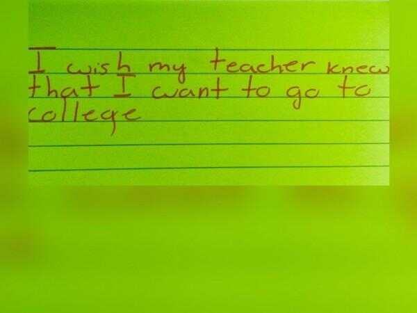 #IWishMyTeacherKnew: Le hashtag qui change la façon dont les enseignants voient leurs élèves