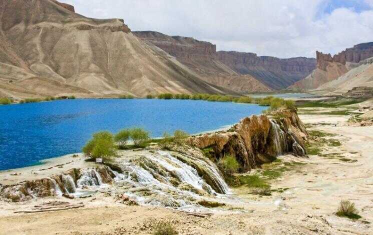 Le Deep Blue Lakes de Band-e-Amir, l'Afghanistan