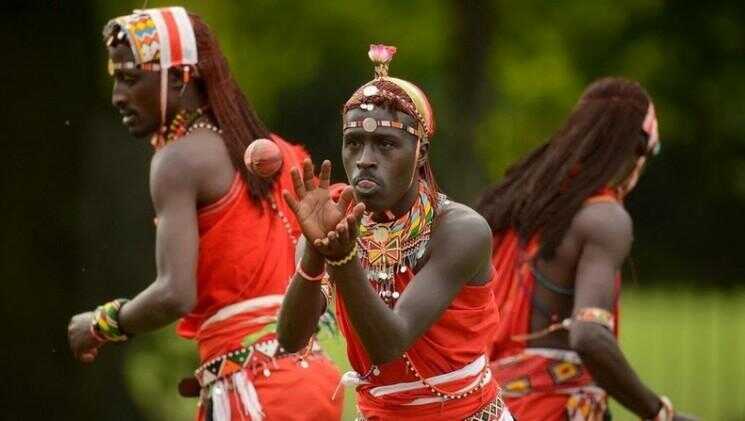 Les Guerriers Maasai Cricket
