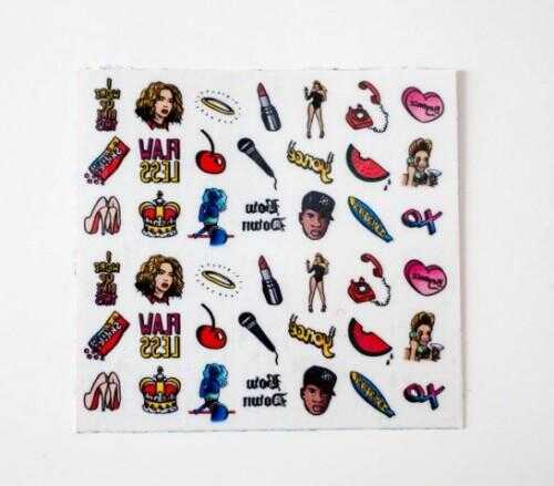 Obsession actuel: Stickers Nail Beyoncé