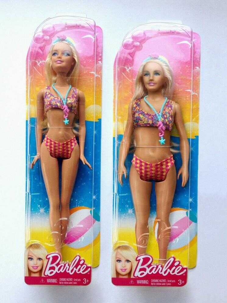 Barbie vs Real Women: dernière étude de Nickolay Lamm En comparaison