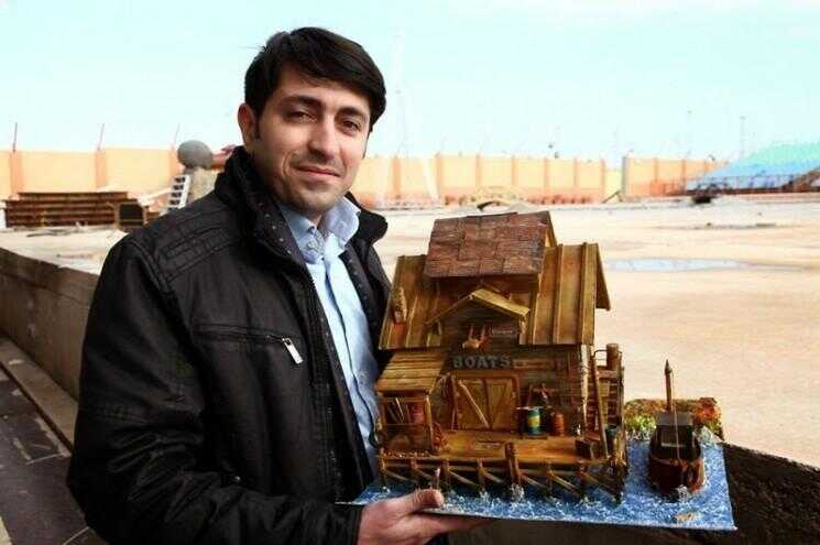Miniature dioramas d'Ali Alamedyâ € ™