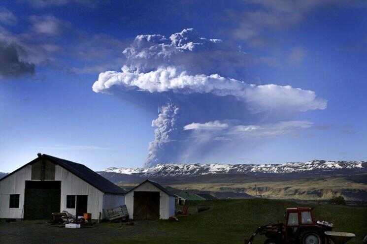 Magnifiques Photos de Grimsvoetn Éruption volcanique en Islande