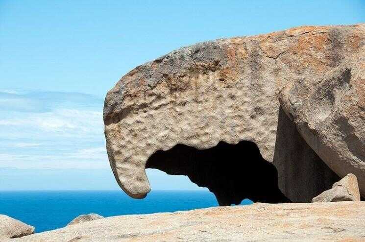 Les Remarkable Rocks à Flinders Chase National Park, Australie