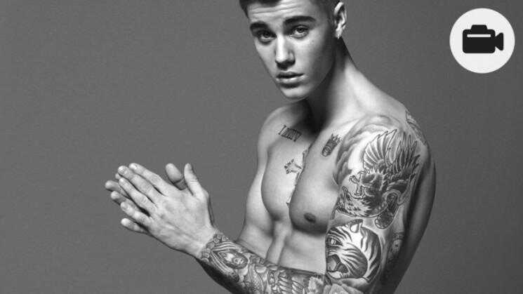 Justin Bieber: Modèle de culte sous-vêtements Calvin Klein - vidéo