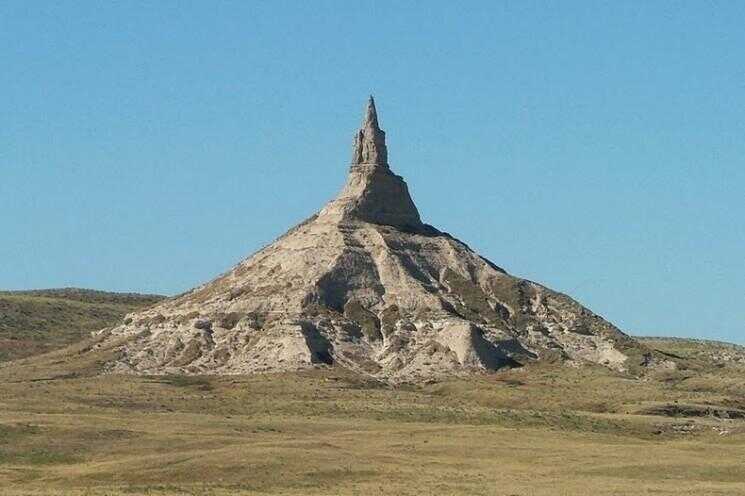Chimney Rock dans le Nebraska