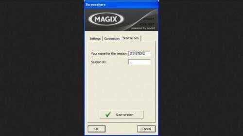 Utilisez MAGIX Screenshare - comment cela fonctionne: