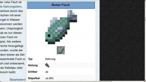 Minecraft - Pêche fonctionne si