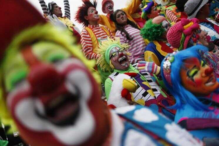 «Clowns Killer 'mexicains et nous donner Clowns un mauvais nom Pendant la Convention internationale Clown