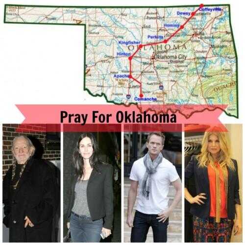#PrayForOklahoma: 20 Célébrités Tweet propos de l'Oklahoma de Fergie à Willie Nelson
