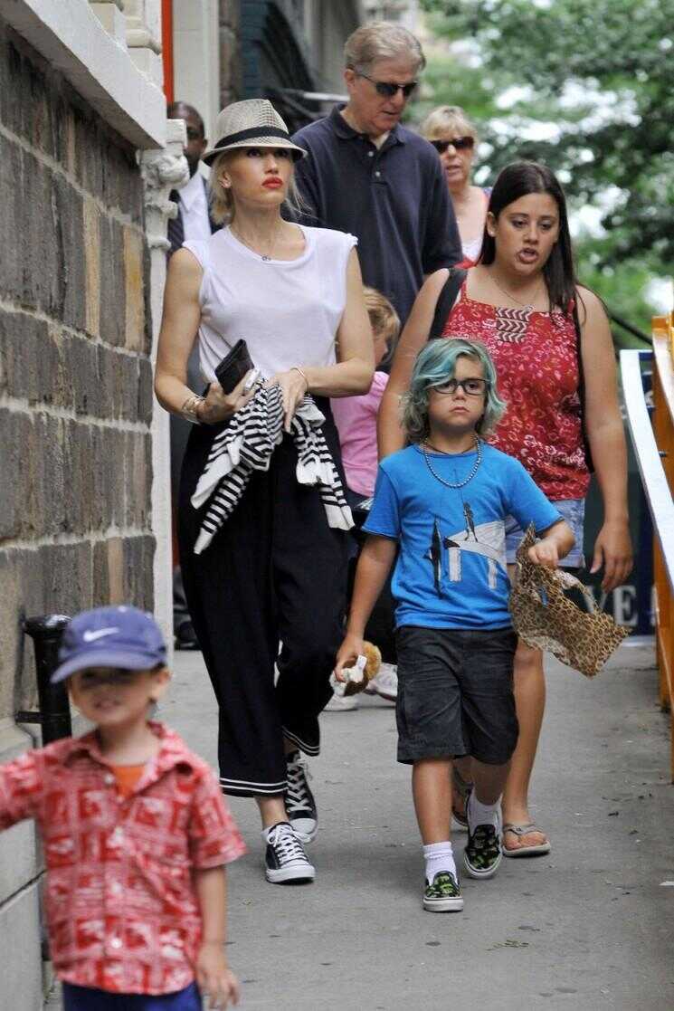 Gwen Stefani Prend Ses enfants au zoo de Central Park