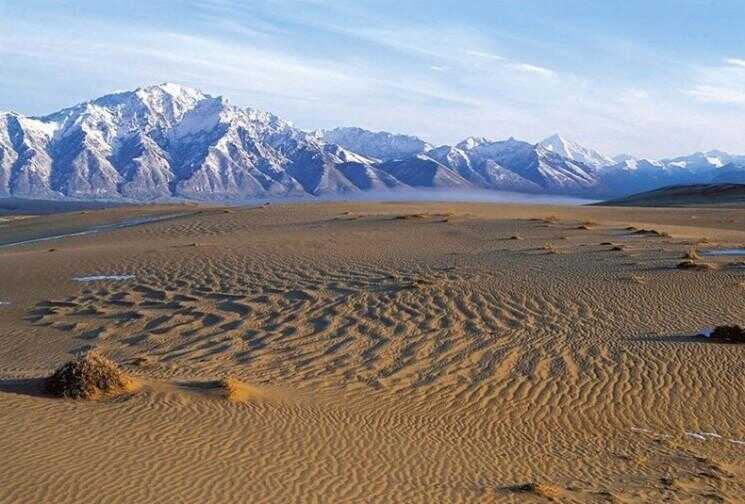 Chara Sands: Desert miniature dans le froid glacial de la Sibérie