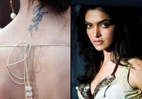 Top 10 Célébrités Bollywood avec leurs belles Tatouages