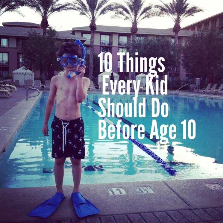 10 Simple Things Every Kid devrait connaître Avant 10