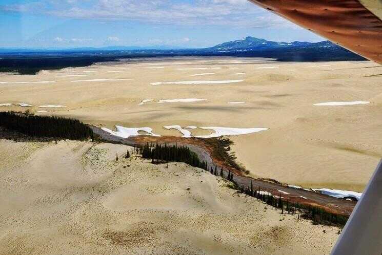 Les Grands Kobuk dunes de sable - une bizarrerie de l'Alaska