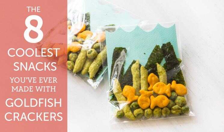 Le 8 Coolest Snacks vous avez jamais fait avec des poissons rouges Crackers
