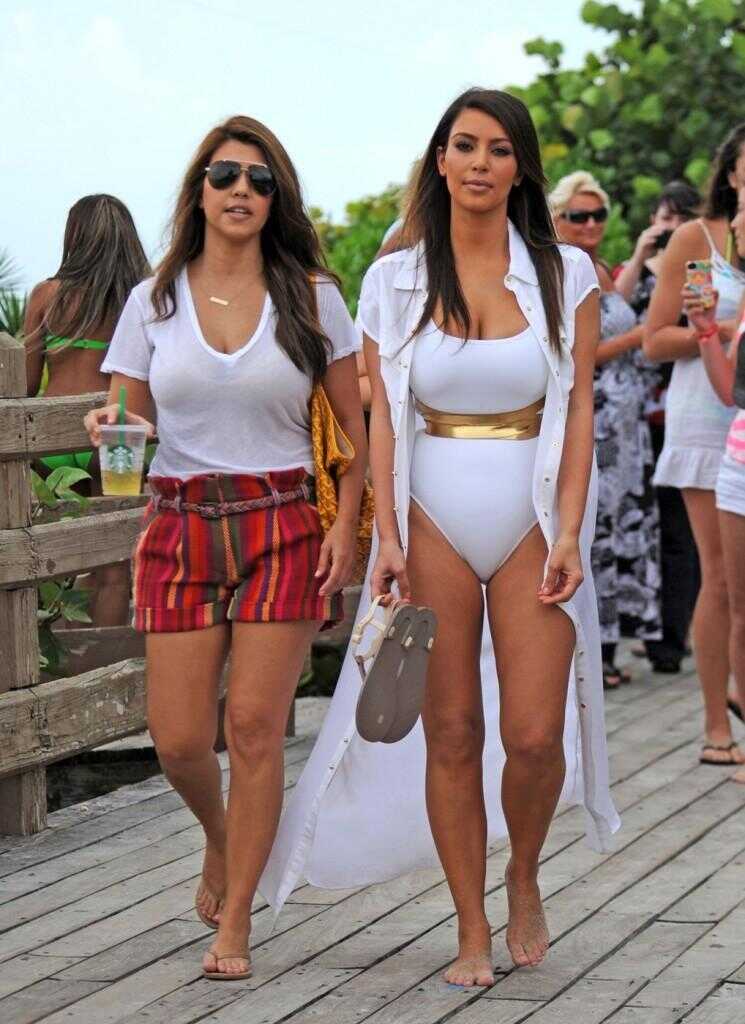Kim et Kourtney Kardashian Take Miami - Une galerie de photos de mode, plaisir et d'aventure!  (Photos)