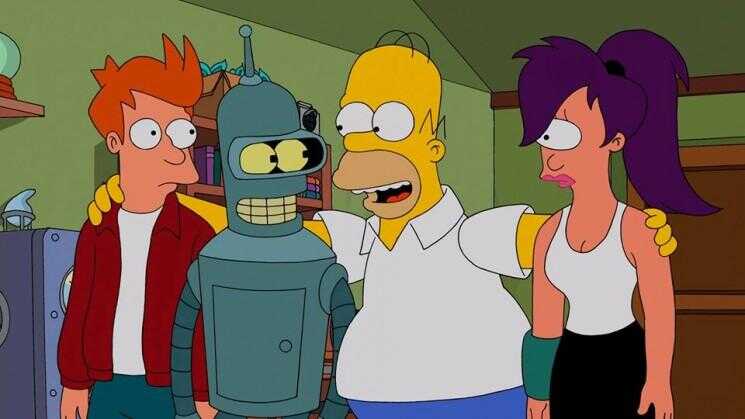 'Les Simpsons,' 'Futurama' Crossover Episode domine évaluations, Hauts Second Place "Once Upon a Time" [Spoilers]