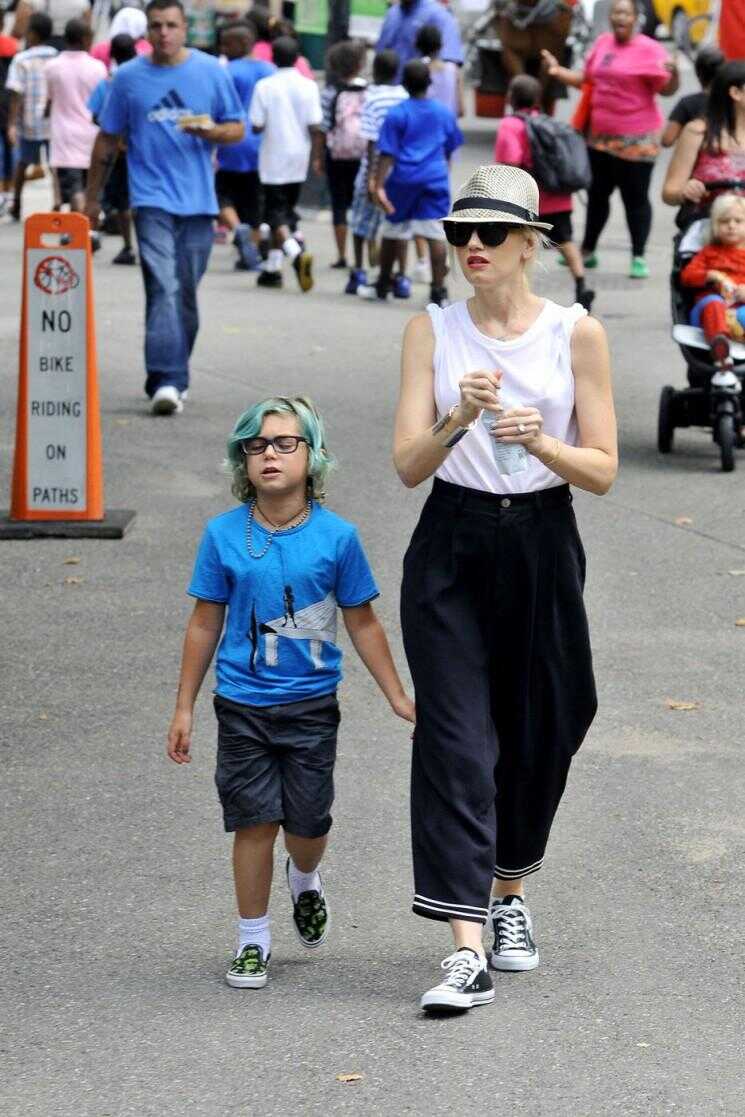 Gwen Stefani Prend Ses enfants au zoo de Central Park