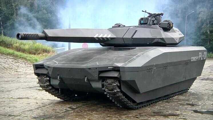 PL-01 Future tank furtif dévoilé par la Pologne