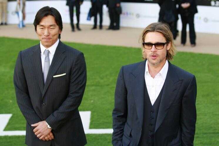 Brad Pitt Looking Hot au Moneyball Premiere: Où est Angelina Jolie?  (Photos)