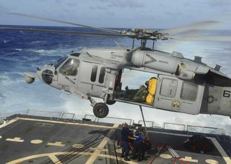 US Navy Sauvetages Arabie pilotes de chasse de Golfe