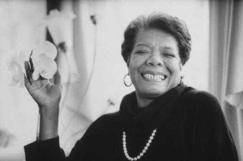 Se souvenir de Maya Angelou "la vie ne doit pas me font peur"