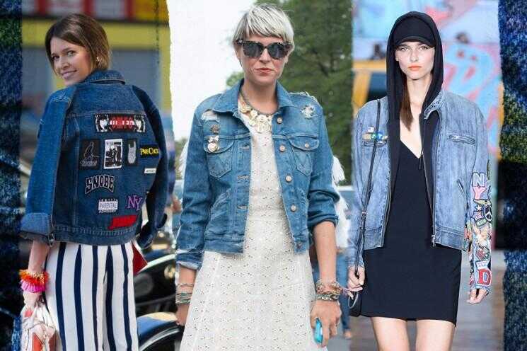 Jean vestes sont de retour dans la mode: regard denim au printemps 2014