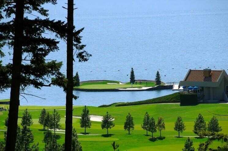 Flottant Golf Course à Coeur d'Alene Resort