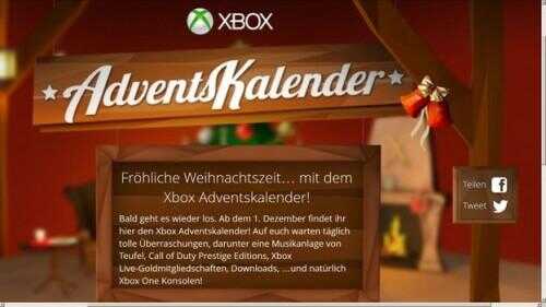 Xbox: Calendrier de Noël - comment cela fonctionne: