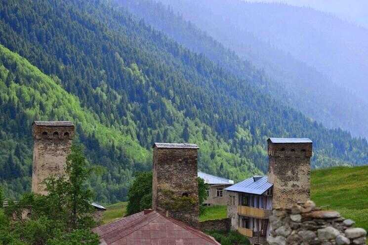 The Stone Towers Of Svaneti, Géorgie