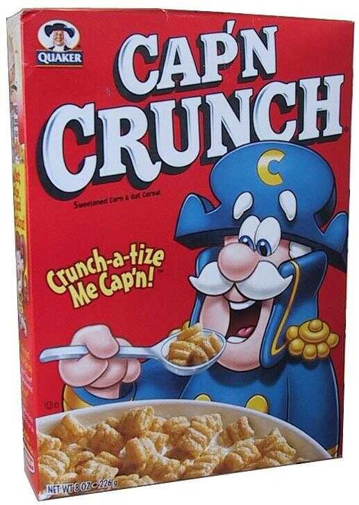Cap'n Crunch est la marche de la planche?