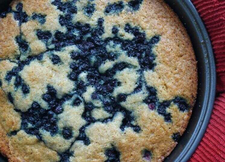 Gâteau Blueberry Brown Sugar Buttermilk