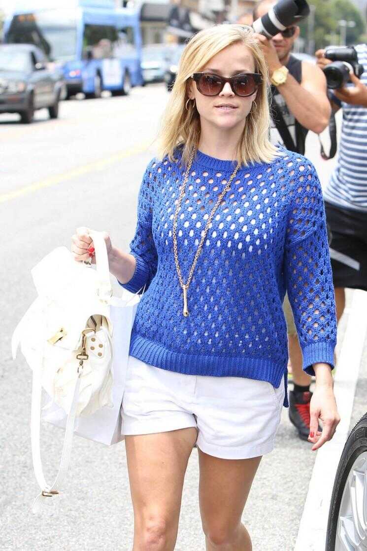 Reese Witherspoon: Blue In Brentwood!  (Photos)