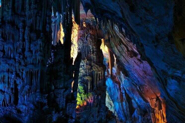 Reed Flute Cave à Guilin, en Chine