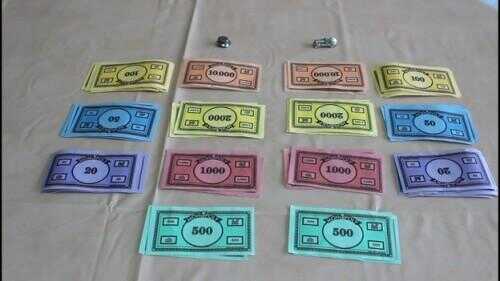 La distribution de l'argent de Monopoly - Voici l'original